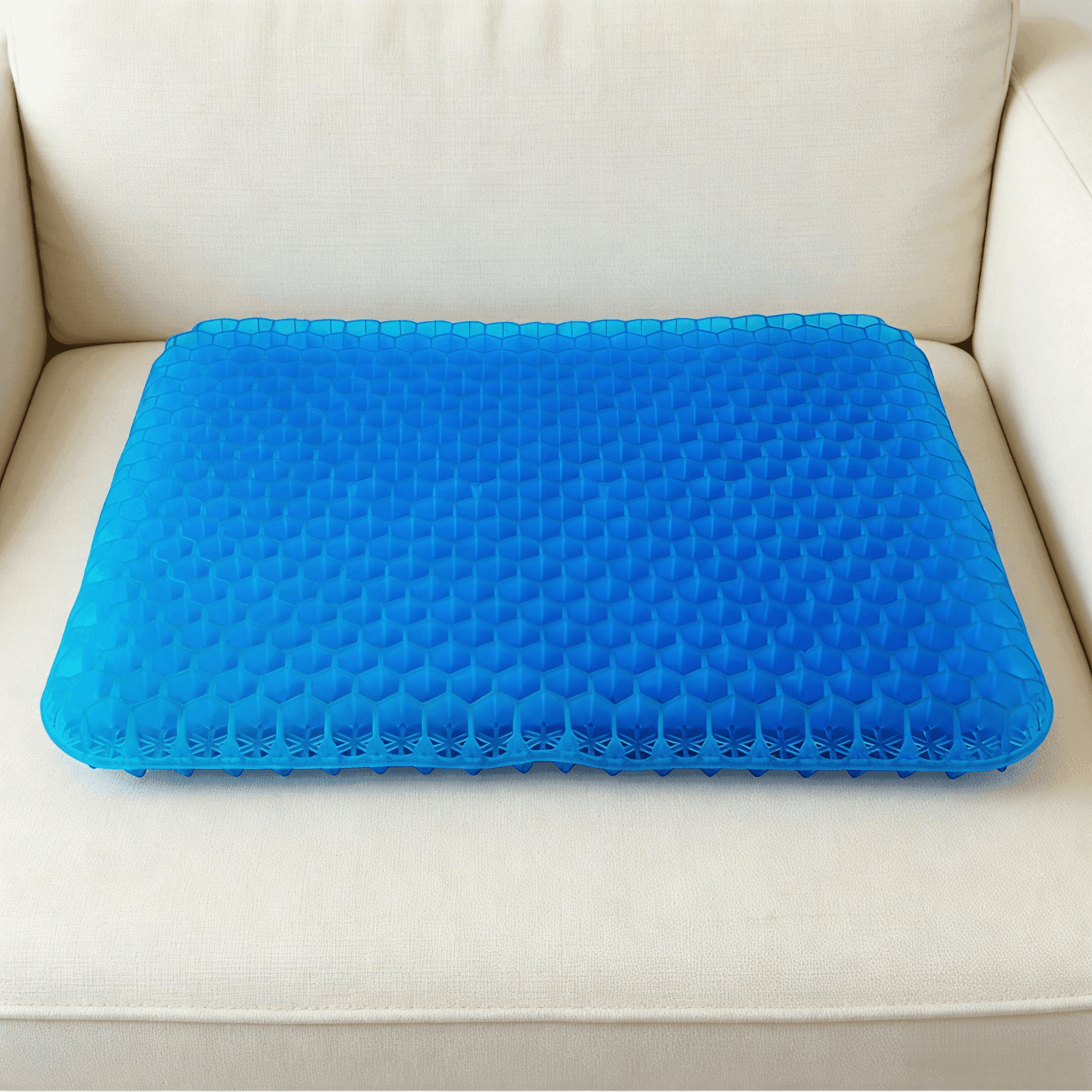 Ultra-large gel honeycomb cushion - Thick, soft, breathable, slip-resistant cooling pad, suitable for wheelchairs, offices - reduces sweating and pressure pain, all-season, lightweight, adjustable, comfortable all year round | breathable - Image 2