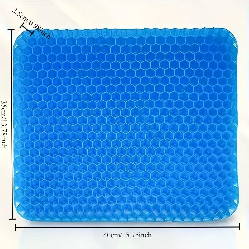 Ultra-large gel honeycomb cushion - Thick, soft, breathable, slip-resistant cooling pad, suitable for wheelchairs, offices - reduces sweating and pressure pain, all-season, lightweight, adjustable, comfortable all year round | breathable - Image 7
