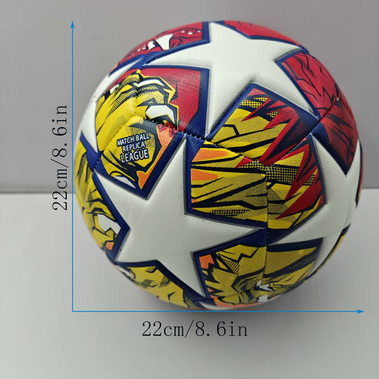 European Champions League painted football, seamless fit, perfect for family, school, club entertainment training and game excellent football - Image 2