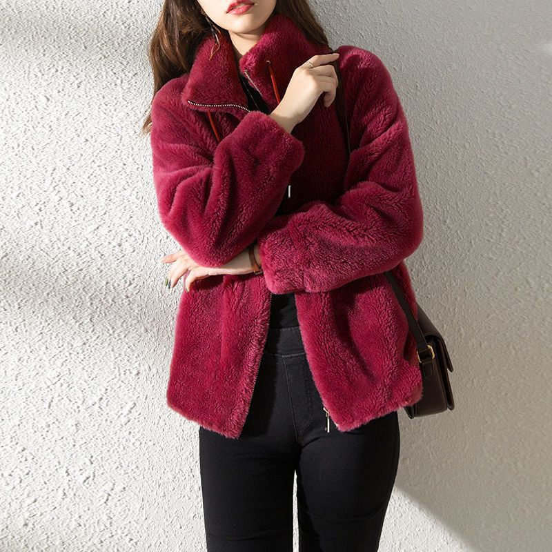 Women's  Faux Fur Jacket | Trendy & Warm Coat - Green - Size XL(AU XL/EU52) - Image 6