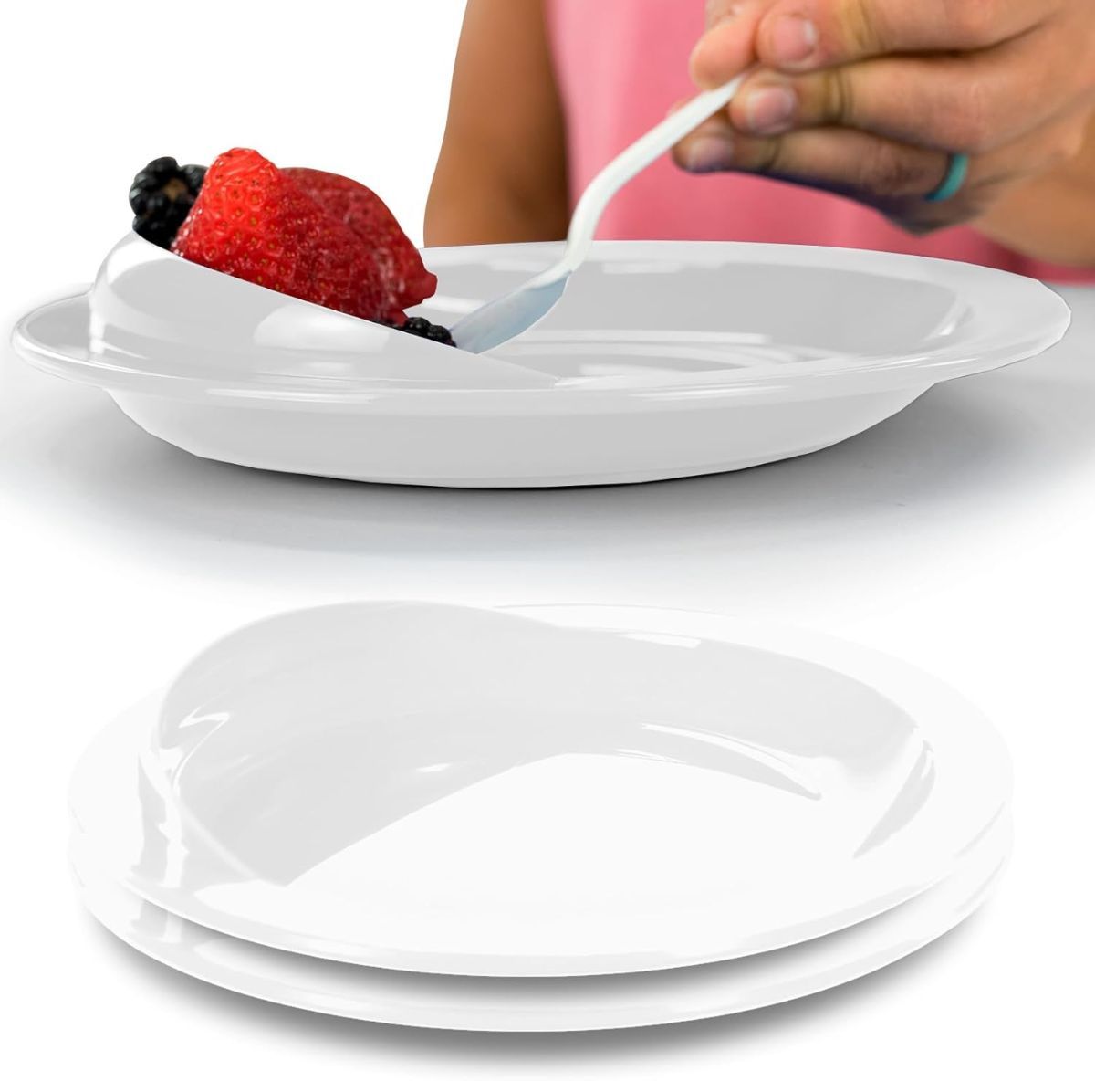 Spill-Proof Scoop Plate, 9