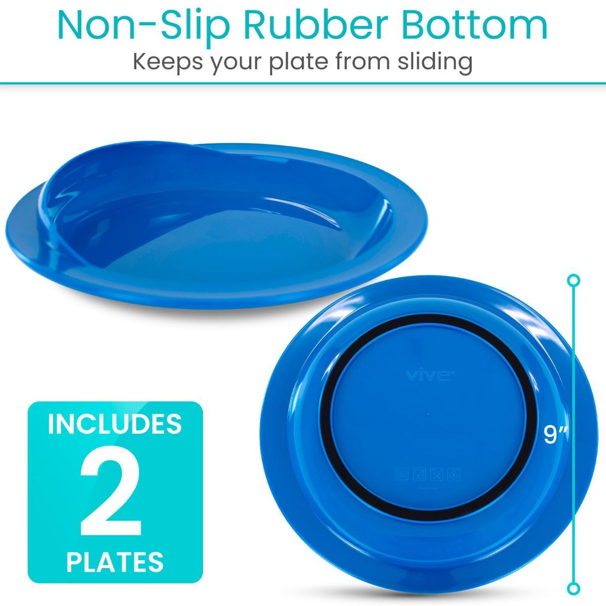 Spill-Proof Scoop Plate, 9