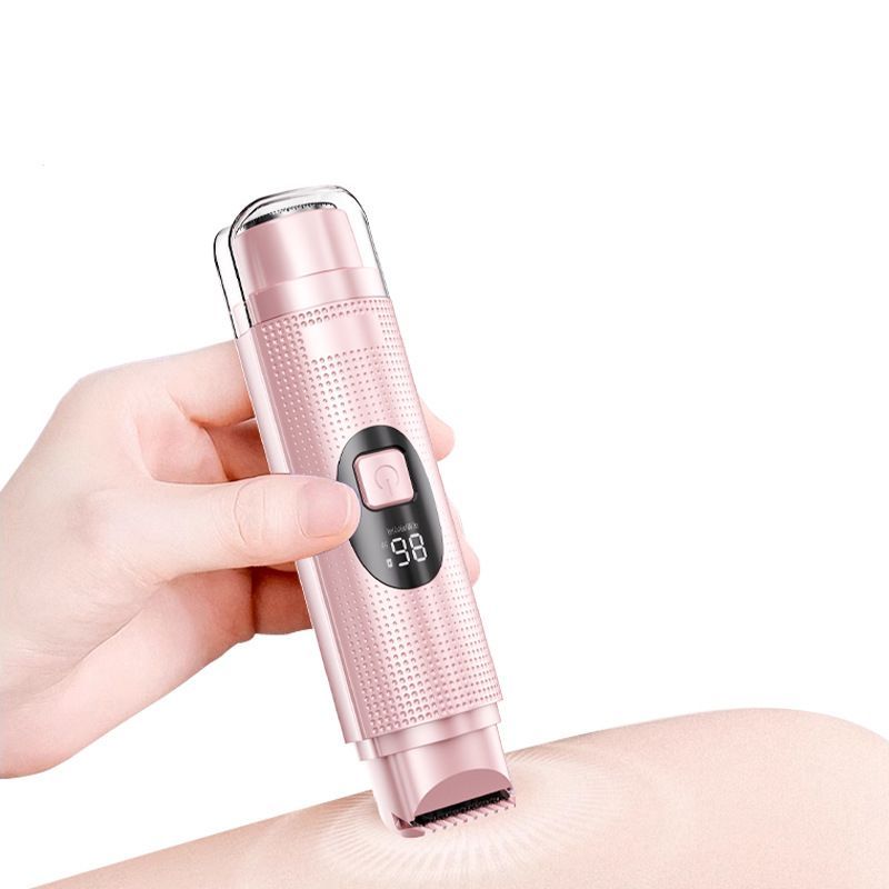 2-In-1 Hair Trimmer Portable Shaver Hair Removal Men'S Grooming Women'S - Pink - Size 20cm - Image 5
