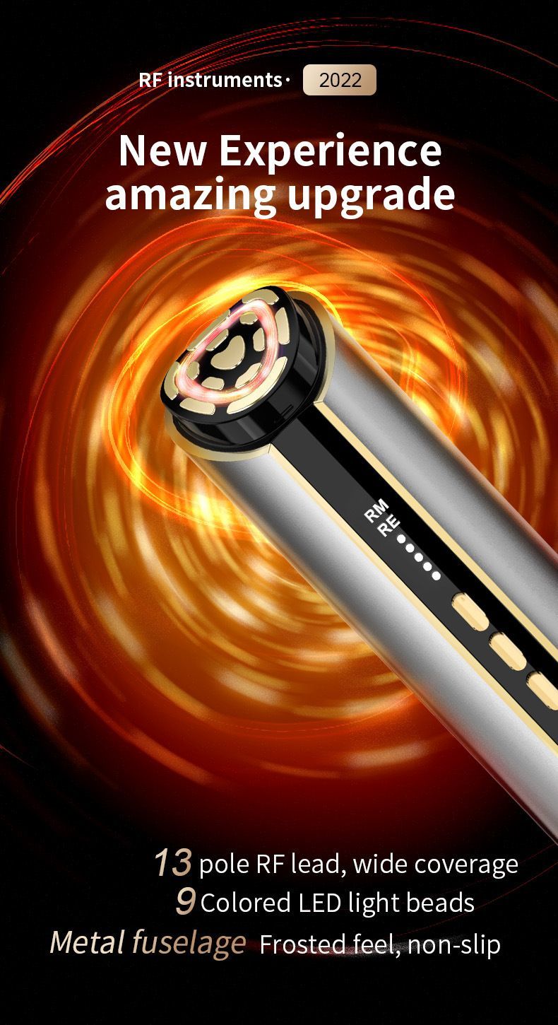 5-in-1 RF Beauty Device with EMS, LED & Vibration for Face Lifting, Anti-Aging & Essence Absorption - Image 7