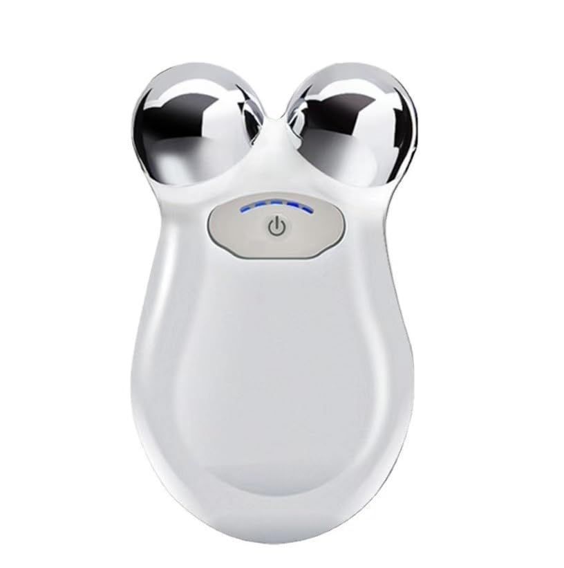 Microcurrent Facial Device,Enhances The Ability to Lift The Face and Tighten The Skin,Facial Wrinkle Equipment - White - Size 106mm - Image 1