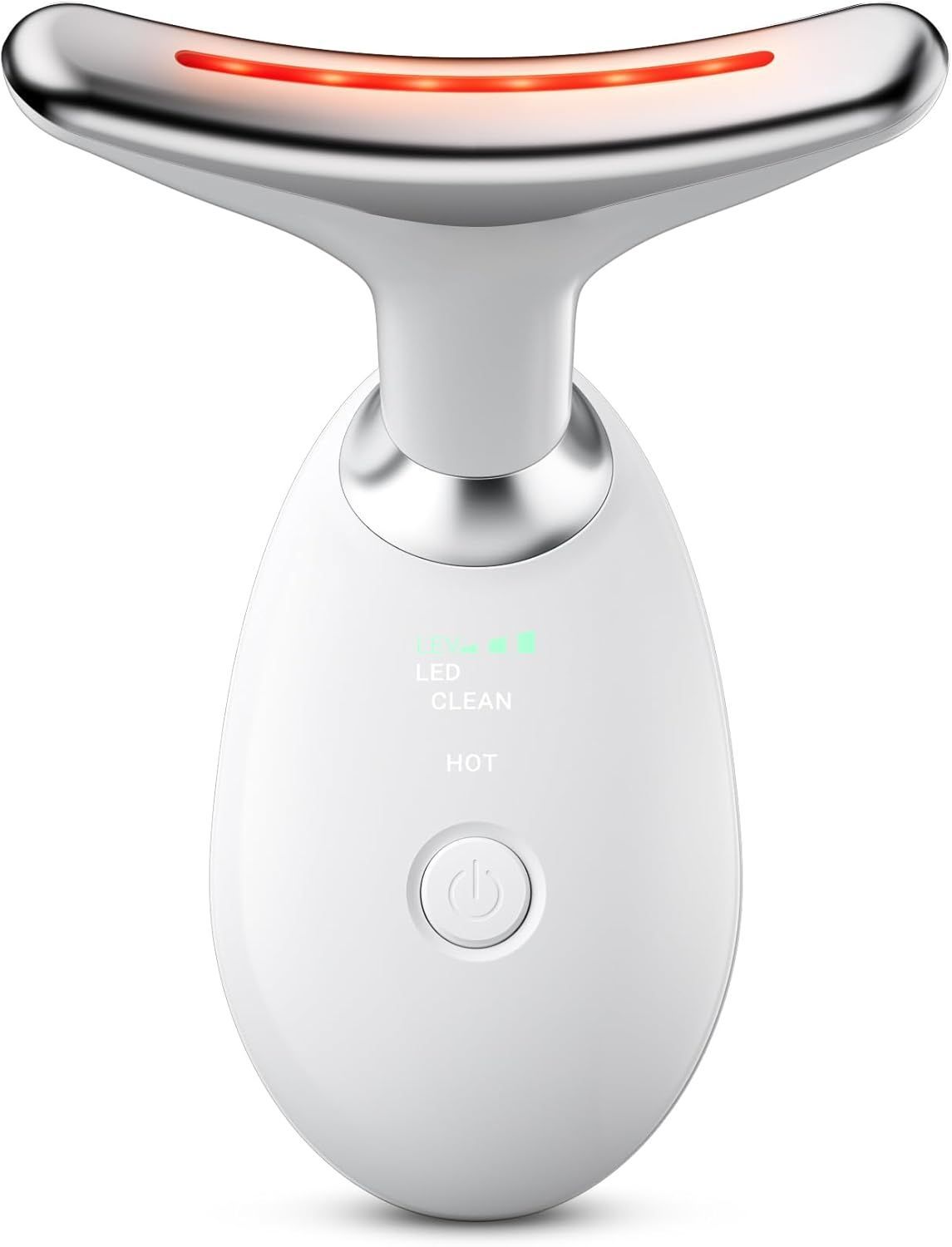 Face Neck Tool for Skin Care, Electric Neck Face Lifting Device for Wrinkle Removal - White - Size 89mm - Image 1