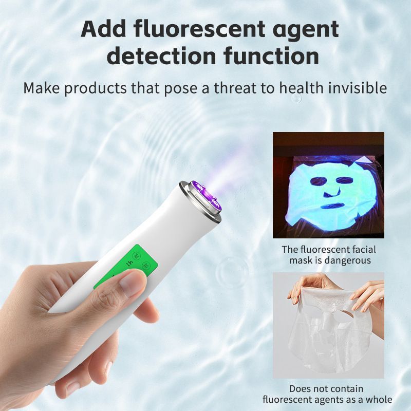 Professional Skin Moisture Tester, Digital Facial Oil Detector, High Precision Skin Hydration Analysis Meter, Hydration monitor,Portable Skin Analyzer with LCD Display & Fluorescent Agent Detection - Image 3