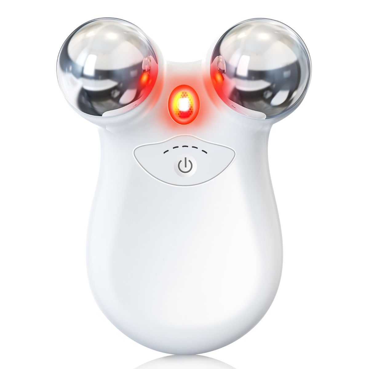 Microcurrent Facial Device,Latest Red Light Technology，Enhances The Ability to Lift The Face and Tighten The Skin，Facial Wrinkle Equipment，Smart Photon Micro-Current Device - White - Size 15cm - Image 1