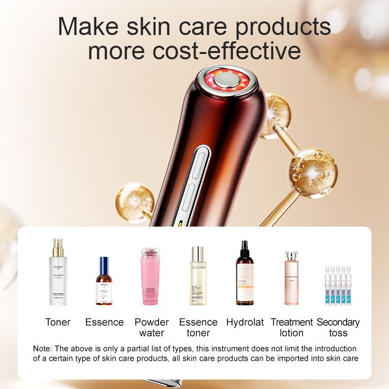Microcurrent Facial Device, Red Light Therapy for Face and Neck, Skin Care Facial Massager Perfect Gifts for Women Men - Image 2