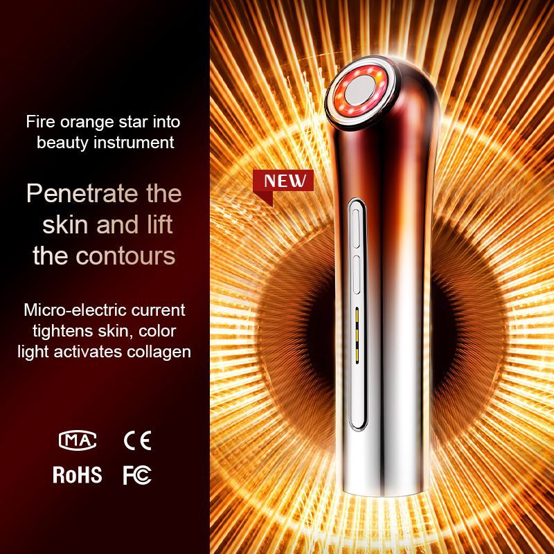 Microcurrent Facial Device, Red Light Therapy for Face and Neck, Skin Care Facial Massager Perfect Gifts for Women Men - Image 4