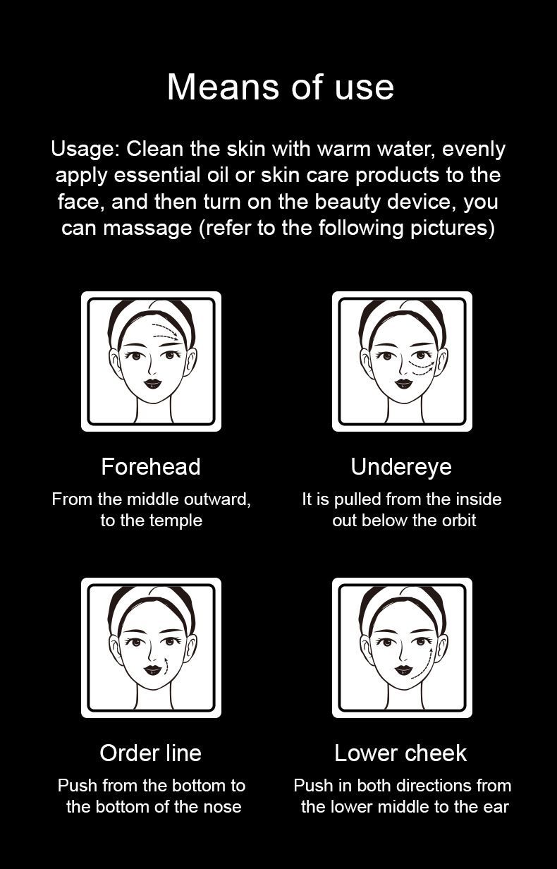 Microcurrent Facial Device, Red Light Therapy for Face and Neck, Skin Care Facial Massager Perfect Gifts for Women Men - Image 6
