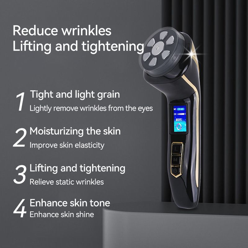 Facial Massager Device – Skin Care Tool for Anti-Aging– Face Lifting & Toning Massager for Hydration & Radiance – Home Spa for Women (Black) - Image 6