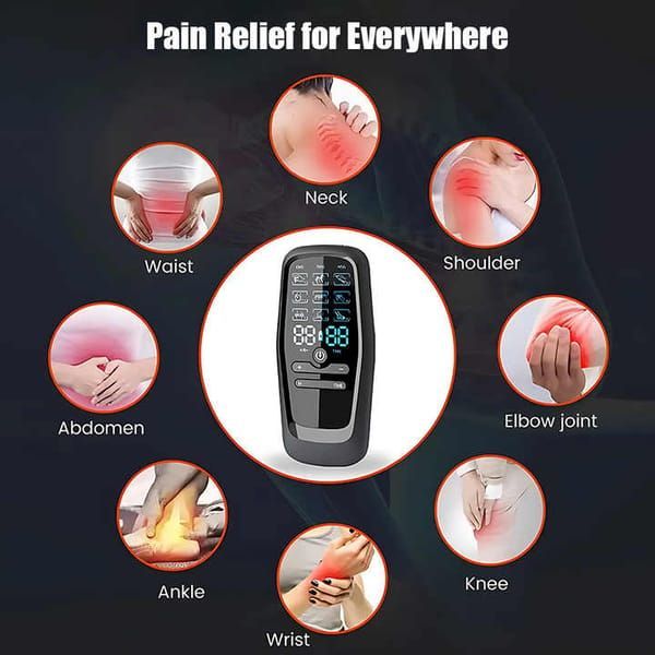 EMS/TENS Massager Muscle Relief Pain Relief Three-In-One Technology Adjustable - Image 2
