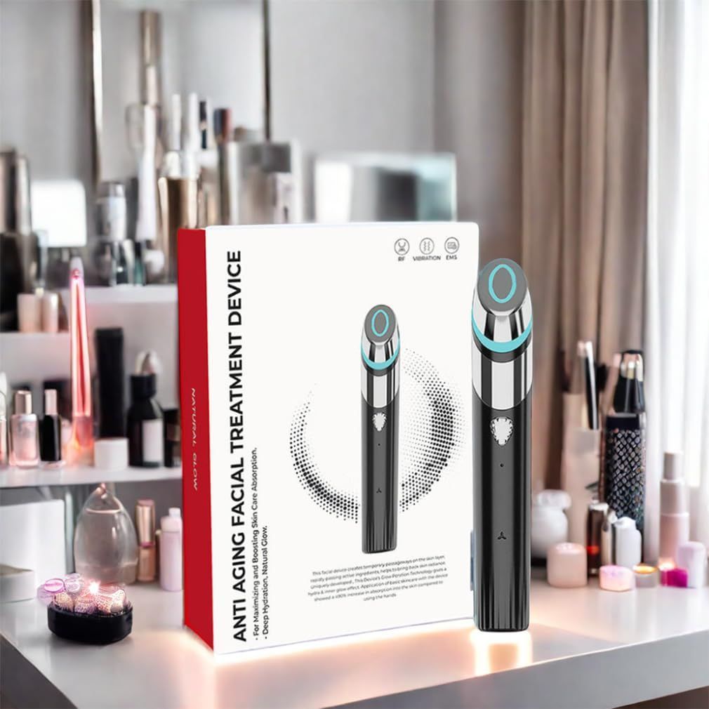 Upgraded Version | Skin Care Device - Facial Glow Booster for Maximizing and Boosting Absorption - Needle Free, Radiance, Elasticity | LED Anti-Wrinkle Device | Skin Care Firming, Toning - Image 6