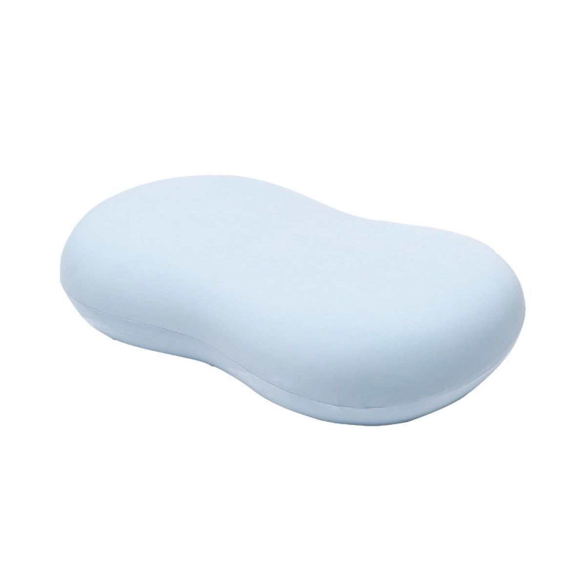 Soft and Comfortable Cat Belly Pillow Home Memory Foam Pillow Cervical Deep Sleep Memory Pillow High Pillow - Sky Blue - Size 55 * 35 * 11cm - Image 1