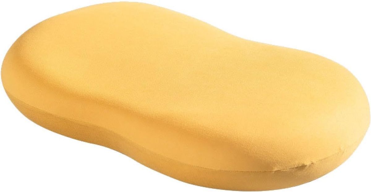 Soft and Comfortable Cat Belly Pillow Home Memory Foam Pillow Cervical Deep Sleep Memory Pillow High Pillow - Yellow - Size 55 * 35 * 11cm - Image 1