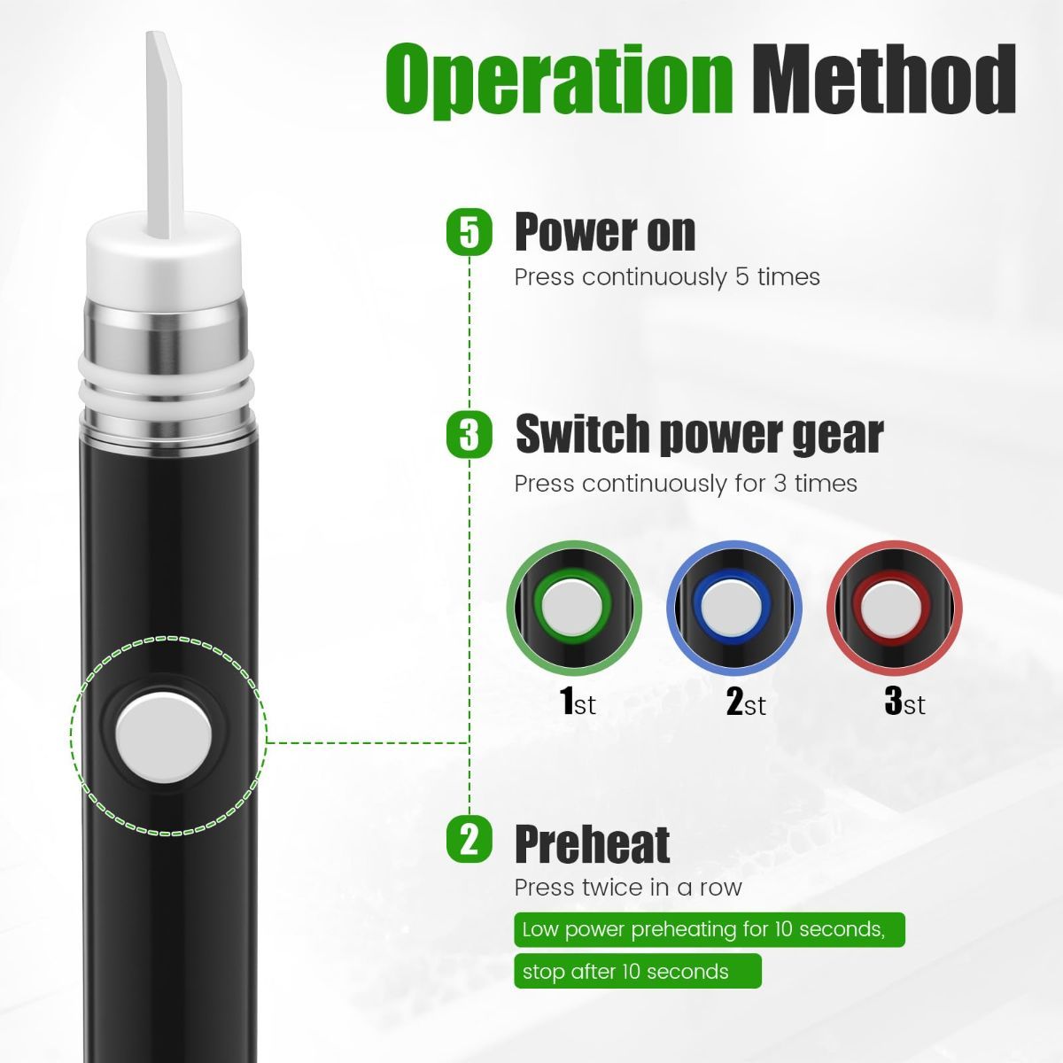 Electric Hot Knife Heat Tool – Portable Ceramic Heated Tip Pen with 2 Extra Blades, Cordless Rechargeable Cutting Tool Kit for Soap, Candle, Honey, and Plastic - Image 3