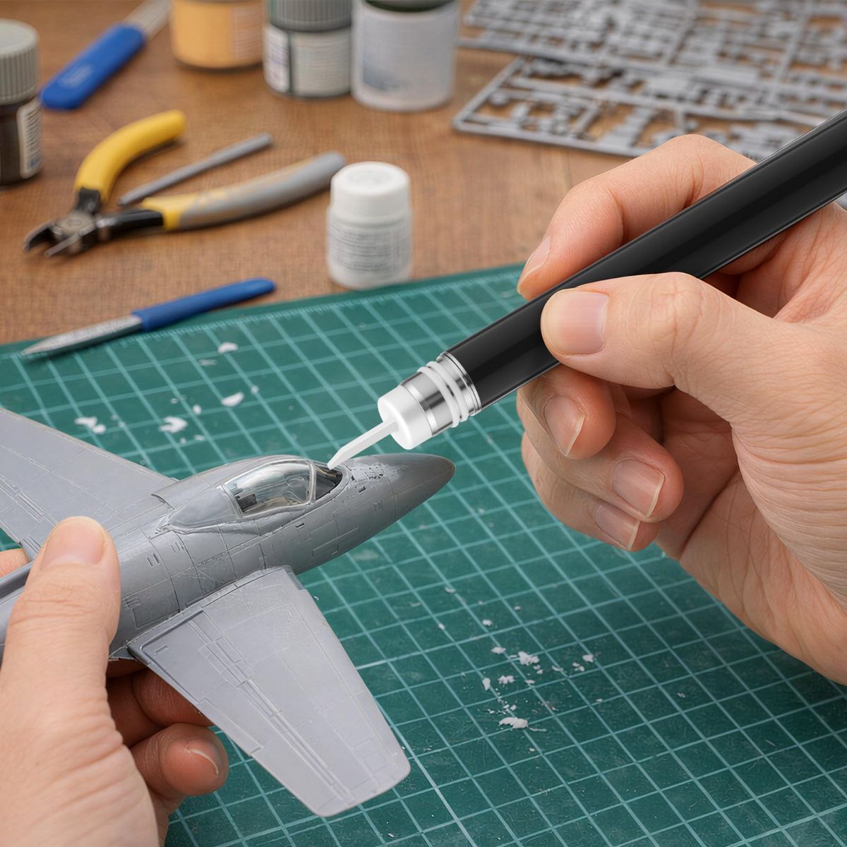 Electric Hot Knife Heat Tool – Portable Ceramic Heated Tip Pen with 2 Extra Blades, Cordless Rechargeable Cutting Tool Kit for Soap, Candle, Honey, and Plastic - Image 5