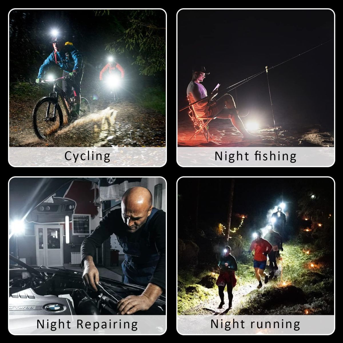 COB Rechargeable Keychain Flashlight 2Pack, High Lumen Super Bright LED Work Light with Magnet,Clip,Bottle Opener for Dog Walking,Car Repair, Emergency,Camping,EDC - Image 6