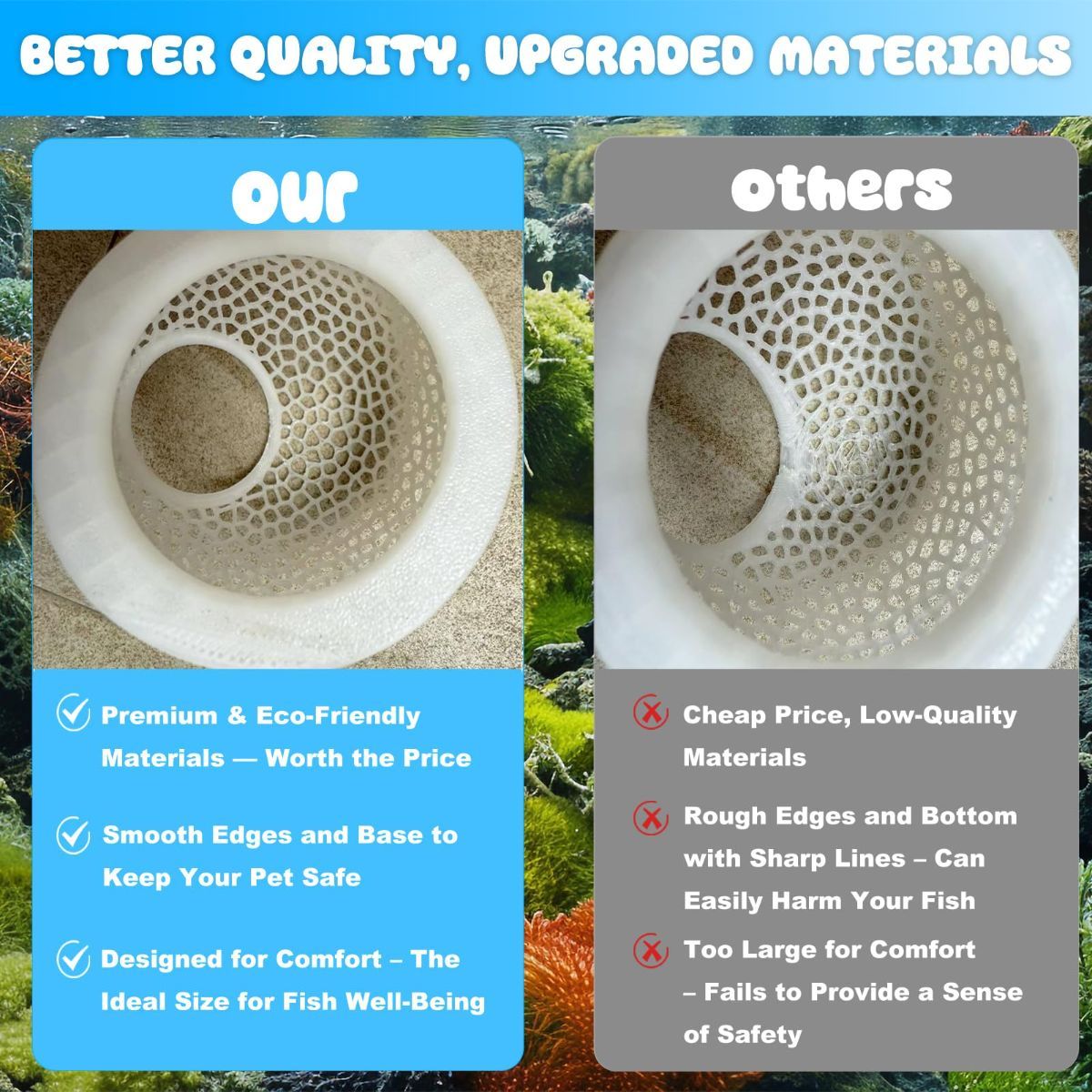 Floating Betta Hide & Shrimp Cave – 3D Printed Aquarium Hammock, Feeder & Rest Spot – Floating Betta Log & Cave Decor for Nano Tanks, Corydoras, Shrimp & Small Fish – Safe PLA, Patent Pending - White - Size S - Image 6