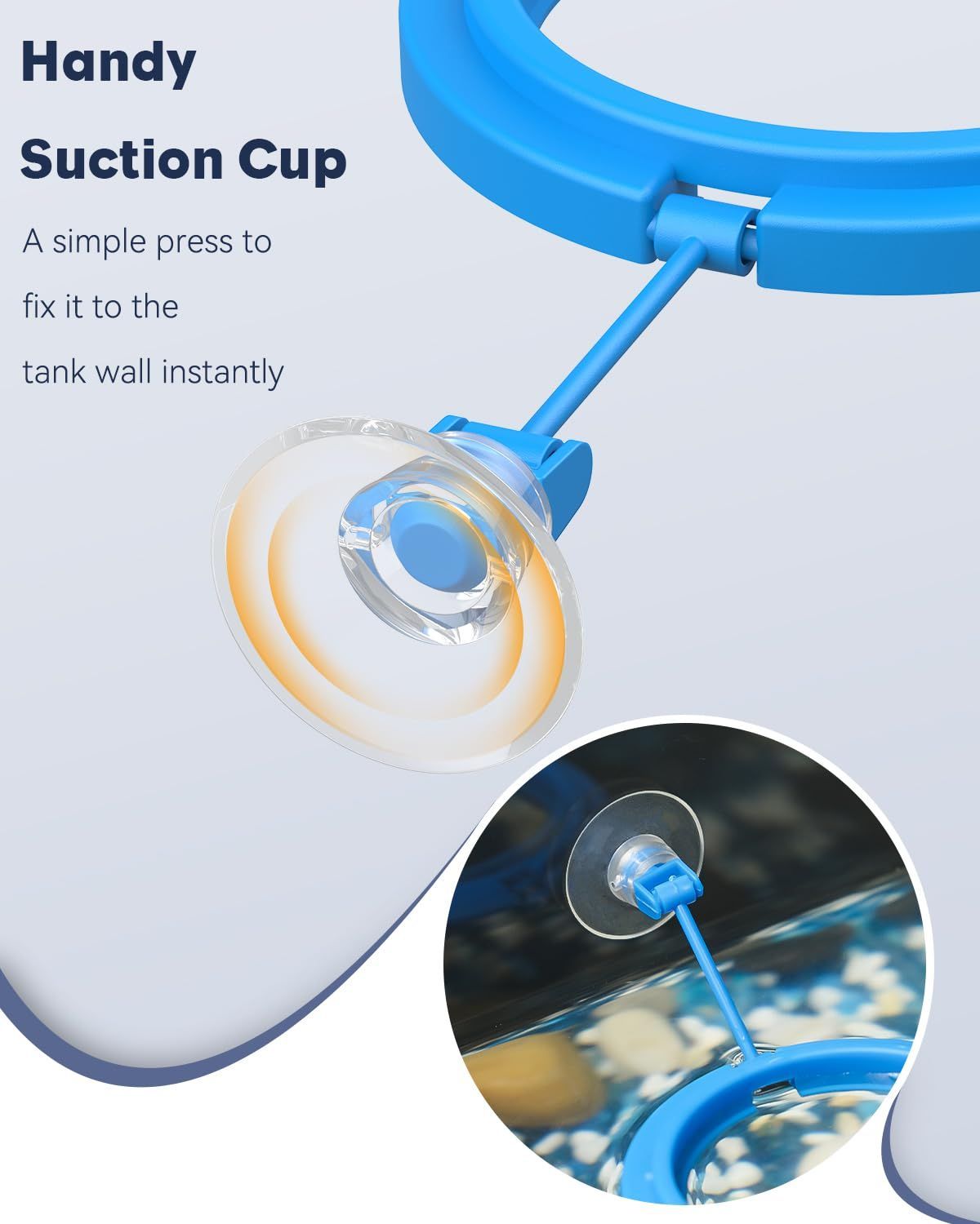 Betta Feeding Ring, Prevent Water Turbulence from Washing Food into Filter, Practical Round Floating Food, Suitable for Guppy, Goldfish and Other Small Fish (5 Pc) - Image 2