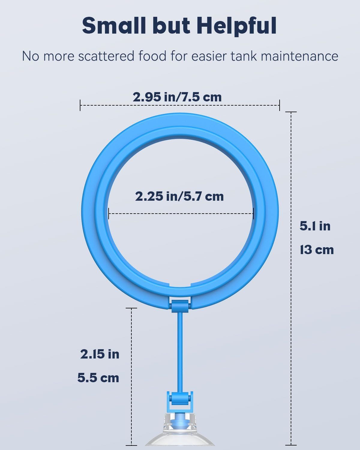Betta Feeding Ring, Prevent Water Turbulence from Washing Food into Filter, Practical Round Floating Food, Suitable for Guppy, Goldfish and Other Small Fish (5 Pc) - Image 7