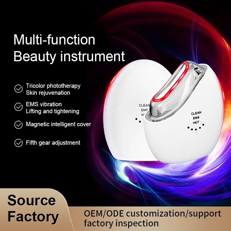 Rechargeable Facial Massager Smart Color Light Facial Toning Hot - Image 2