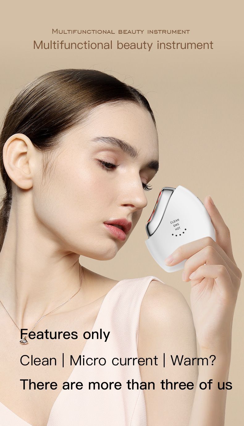 Rechargeable Facial Massager Smart Color Light Facial Toning Hot - Image 7