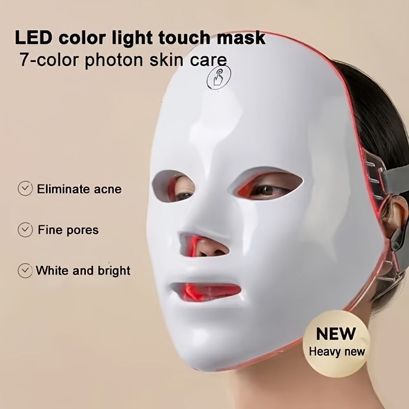 LED Facial Mask Skin Rejuvenation Anti-Aging LED Therapy Skincare Device - Image 1