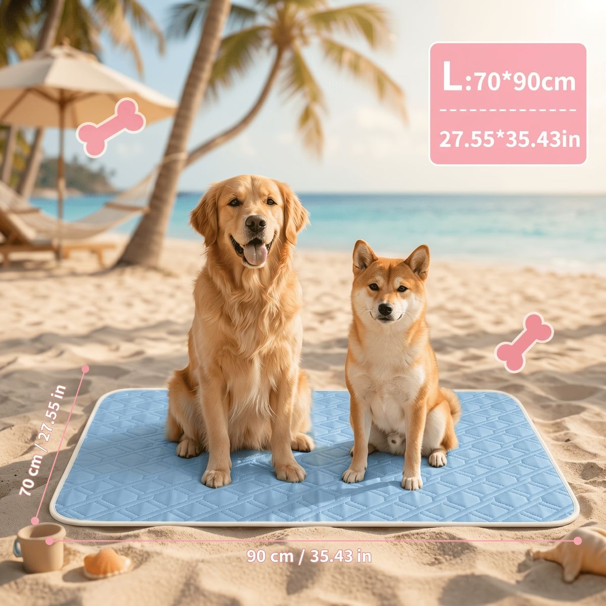 Instant Cooling Pet Mat Self Cooling Pet Mat No Electricity Pet Mat Pet Cooling - Image 6