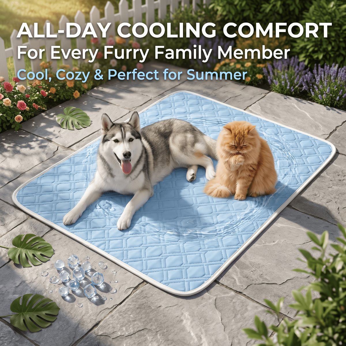 Instant Cooling Pet Mat Self Cooling Pet Mat No Electricity Pet Mat Pet Cooling - Image 7