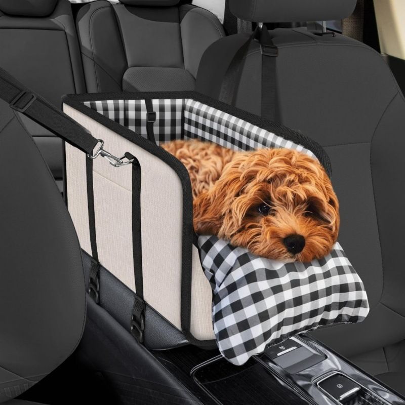 Pet Car Seat Small Dog Car Seat Dog Travel Safety Secure Pet Seat Comfortable - Image 1