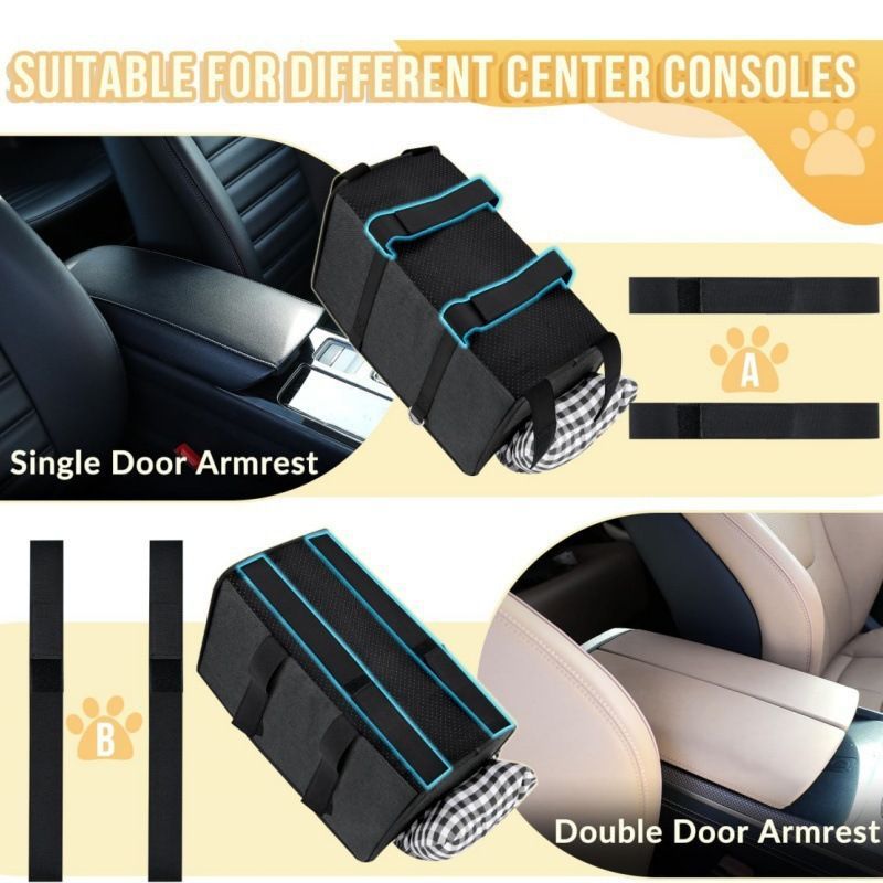 Pet Car Seat Small Dog Car Seat Dog Travel Safety Secure Pet Seat Comfortable - Image 4