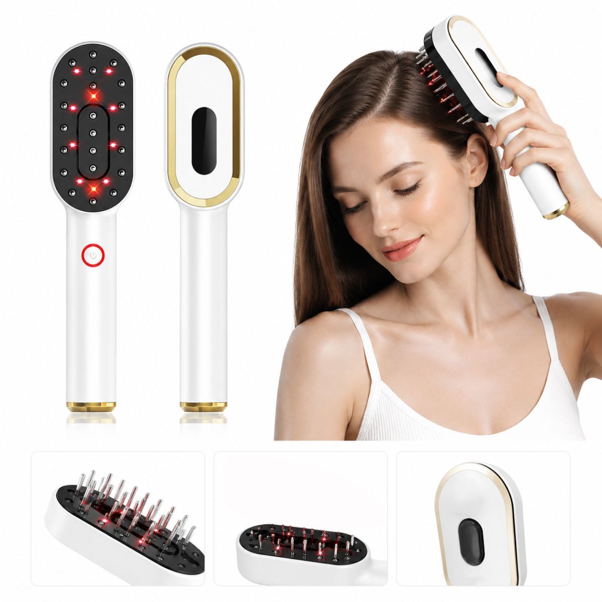 Electric Massage Comb Scalp Massager Relaxation Tool Self-Care Hair - Image 3