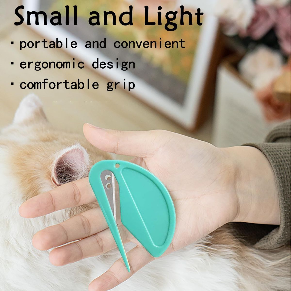 5-Piece Pet Grooming Comb Cat Matted Hair Remover Dog Matted Hair Remover Pet Comb Set - Image 4