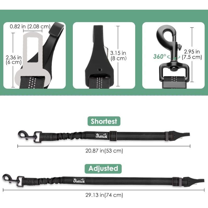 Pet Car Safety Leash Pet Car Accessories Pet Safety Car Travel For Pets Durable - Image 2