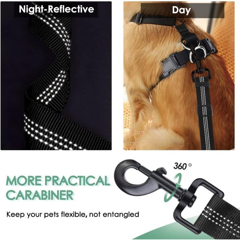 Pet Car Safety Leash Pet Car Accessories Pet Safety Car Travel For Pets Durable - Image 3