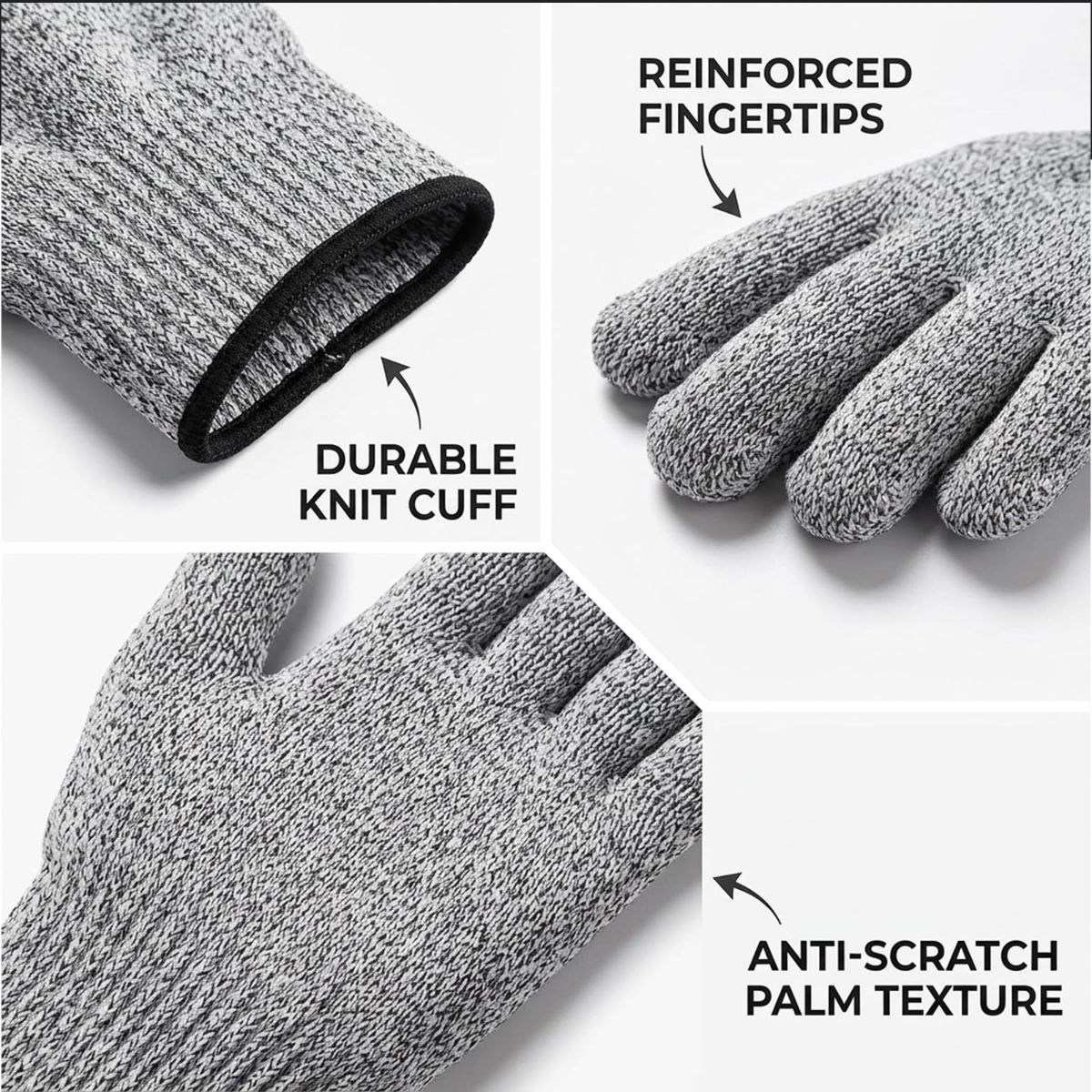 Cat Grooming Gloves Pet Handling Gloves Anti-Scratch Gloves Cat Nail Trimming - Green - Size 15.7in - Image 7
