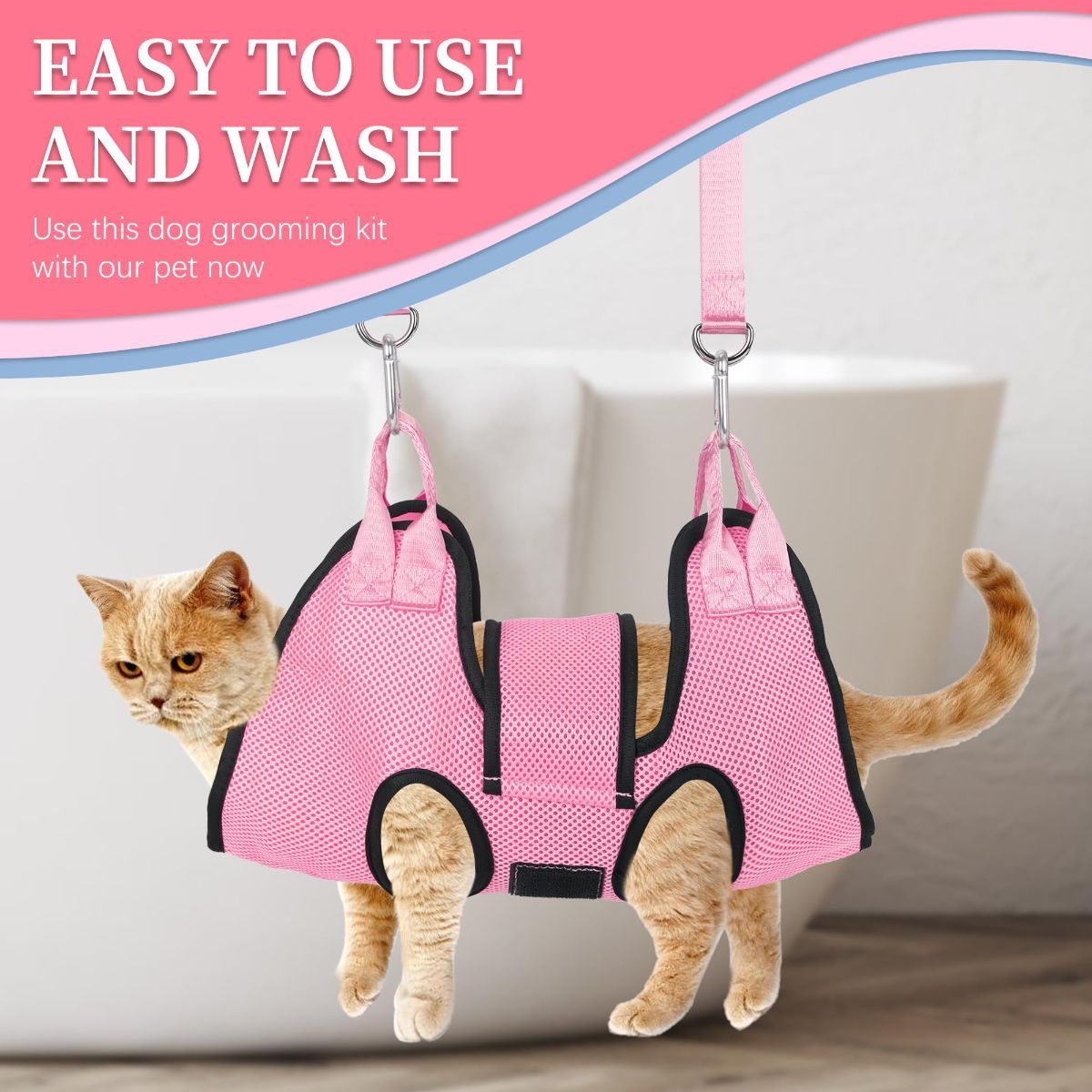 Pet Grooming Hammock Dog Harness Nail Clippers For Dogs And Cat Nail File For Pets Pet (XS) - Image 5