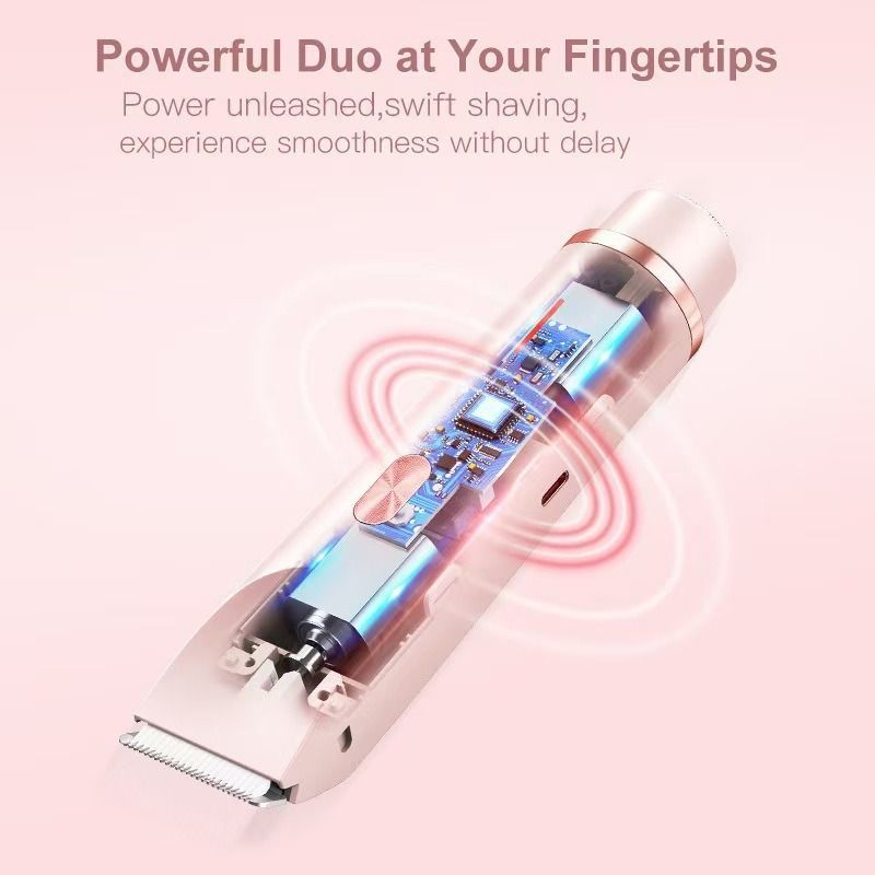 Rechargeable Women'S Hair Trimmer Painless Hair Removal For Women Underarm Hair & Bikini Area - Image 1
