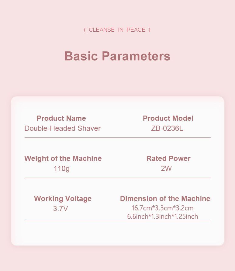 Rechargeable Women'S Hair Trimmer Painless Hair Removal For Women Underarm Hair & Bikini Area - Image 2