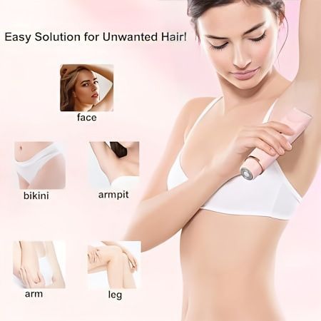 Rechargeable Women'S Hair Trimmer Painless Hair Removal For Women Underarm Hair & Bikini Area - Image 6