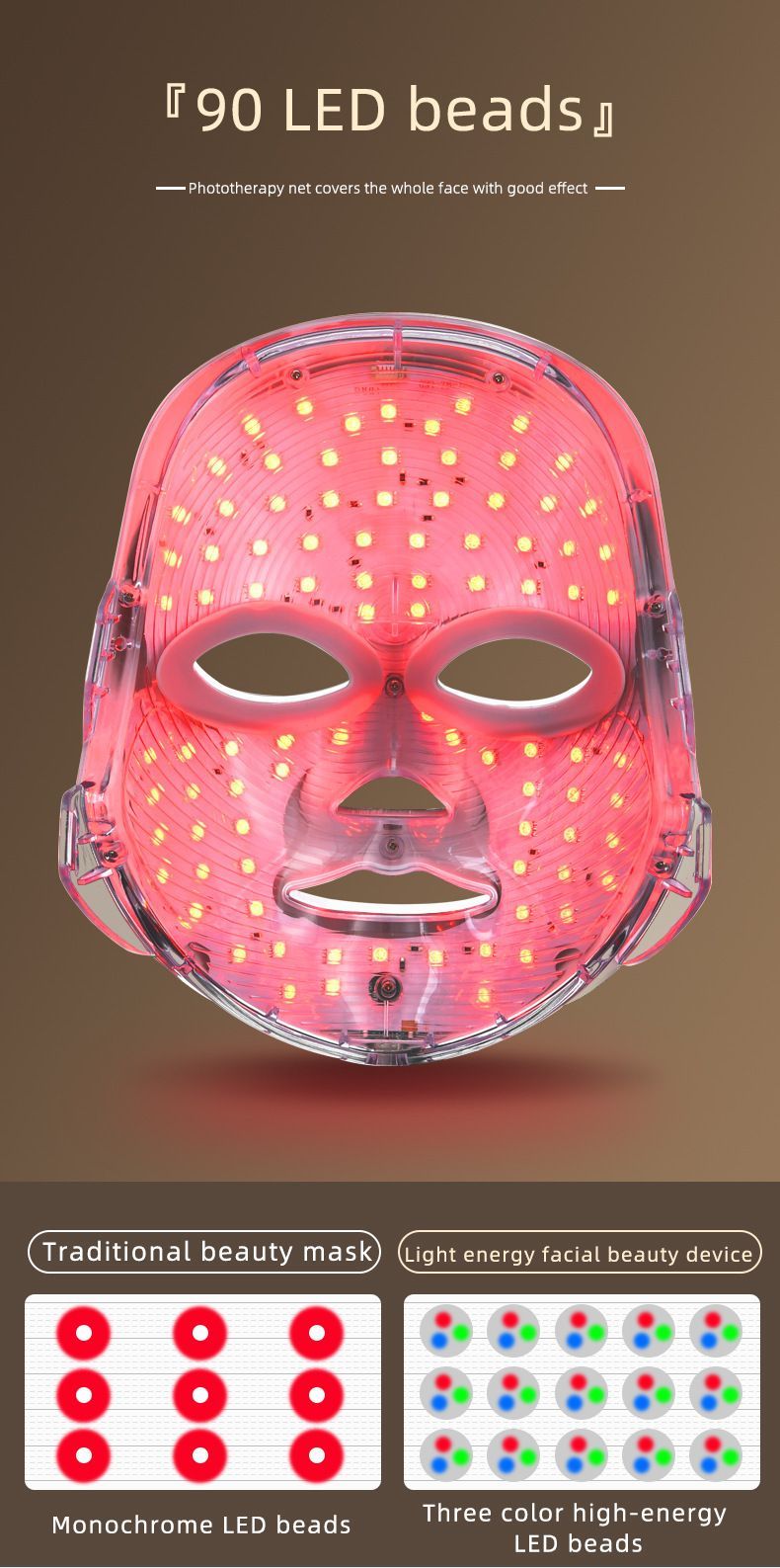 Facial Beauty Device LED Skin Whitening Anti-Aging Skincare - Image 4