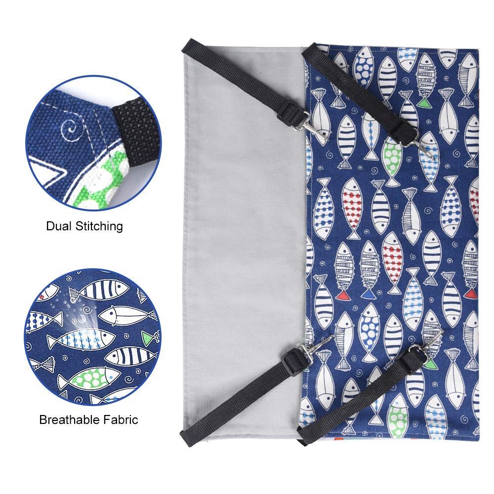 Cat Hammock Adjustable Hanging Cat Bed Indoor Cat Bed Reversible Cat Hammock - Image 6