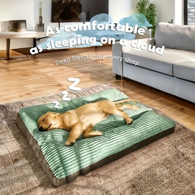 Warm Dog Bed Washable Pet Bed Non-Slip Dog Bed High Backrest Dog Bed Thick Dog - Gray - Size 31.5*25.6in - Image 6