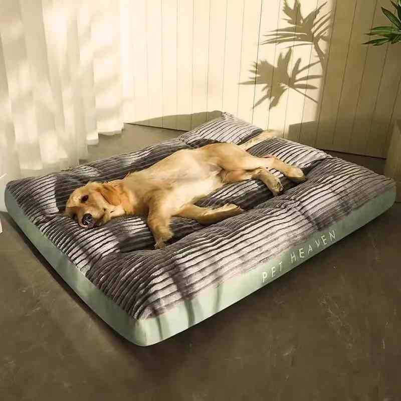 Warm Dog Bed Washable Pet Bed Non-Slip Dog Bed High Backrest Dog Bed Thick Dog - Gray - Size 39.3*29.5in - Image 1