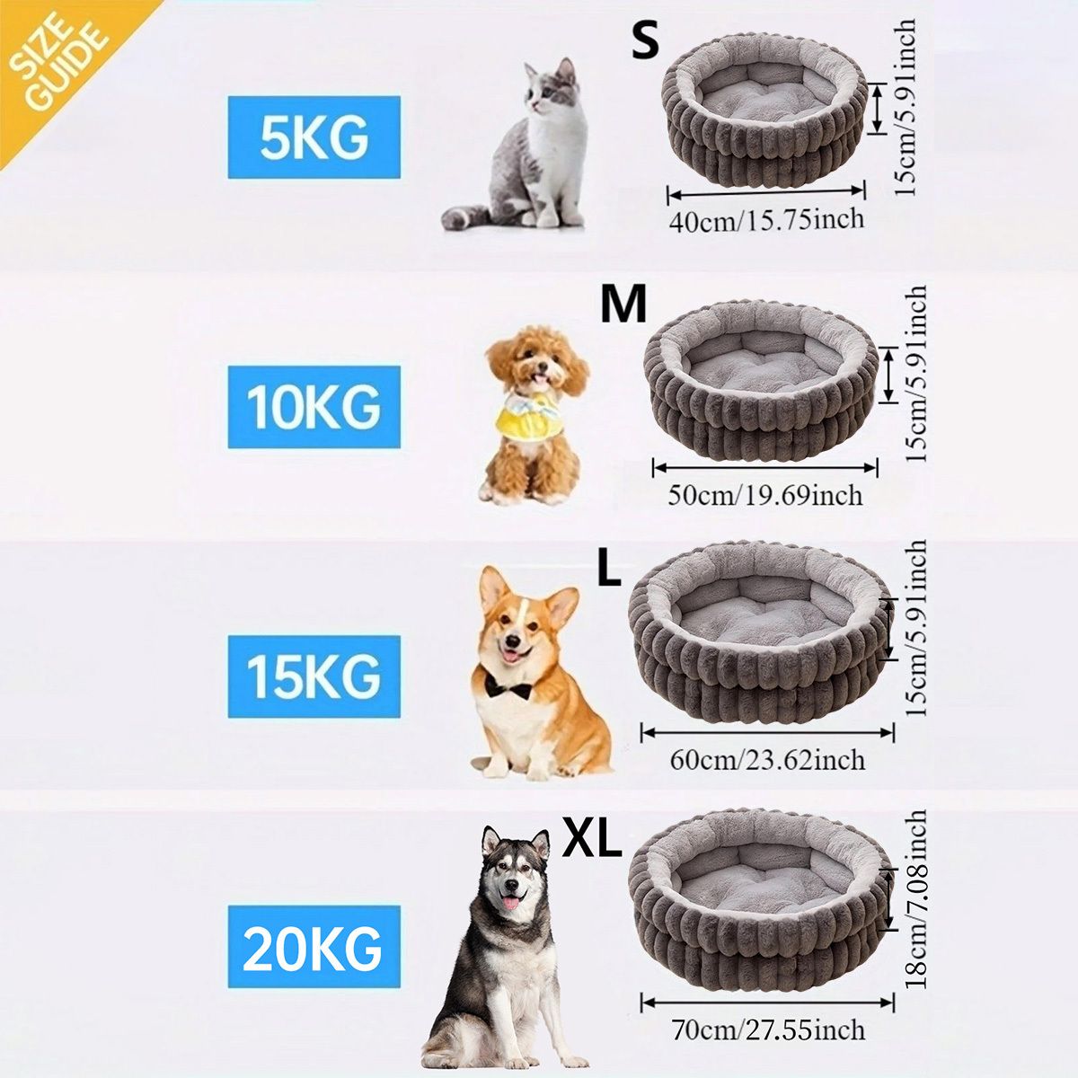plush cat bed, cat comfort bed, anti-static cat bed, high quality cat bed, cat resting place, pet bed Australia, soft cat bed-White. - Image 7