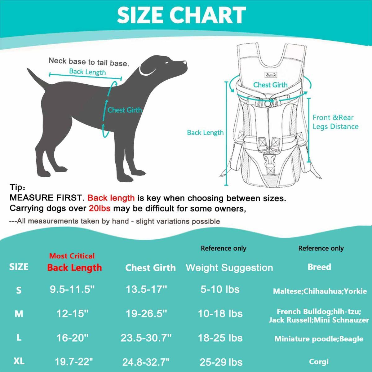 Dog Harness Storage Bags For Dogs Pet Accessories Dog Outdoor Gear High-Quality - Black - Size L - Image 4
