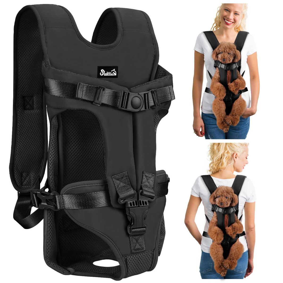 Dog Harness Storage Bags For Dogs Pet Accessories Dog Outdoor Gear High-Quality - Black - Size S - Image 1