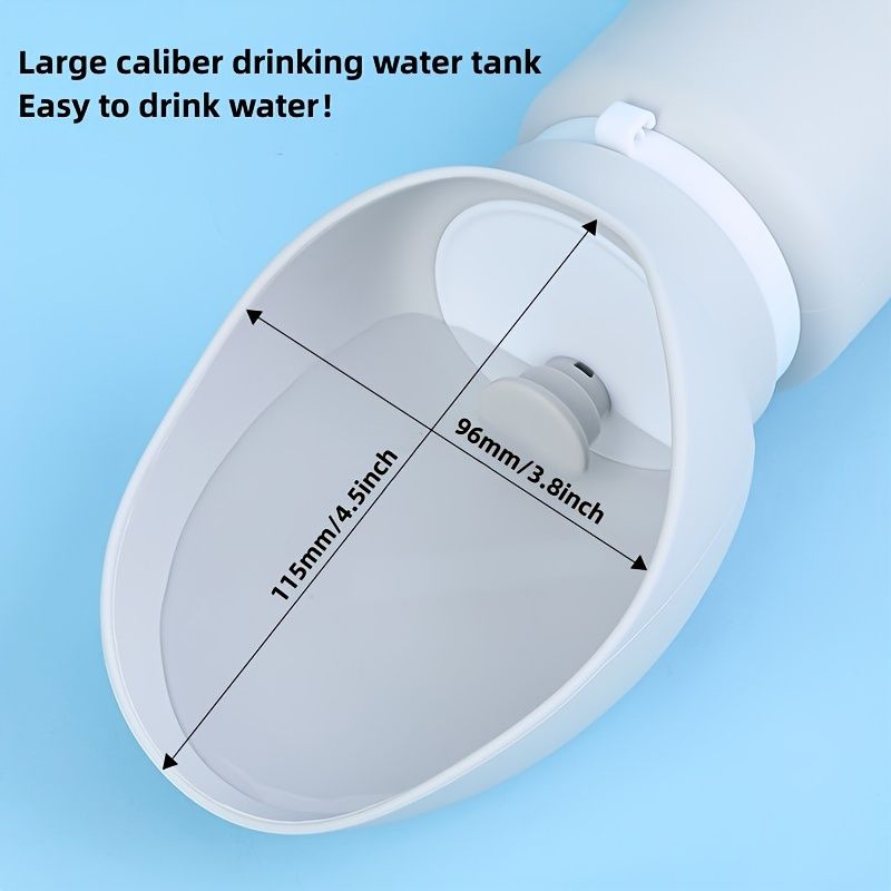 portable dog water bottle, dog hydration, dog travel accessory, high-quality dog water bottle, leak-proof dog water bottle, Australian pet care, on-the-go dog water-Blue - Image 6